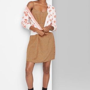 Yellow and Brown Plaid Wild Fable Dress